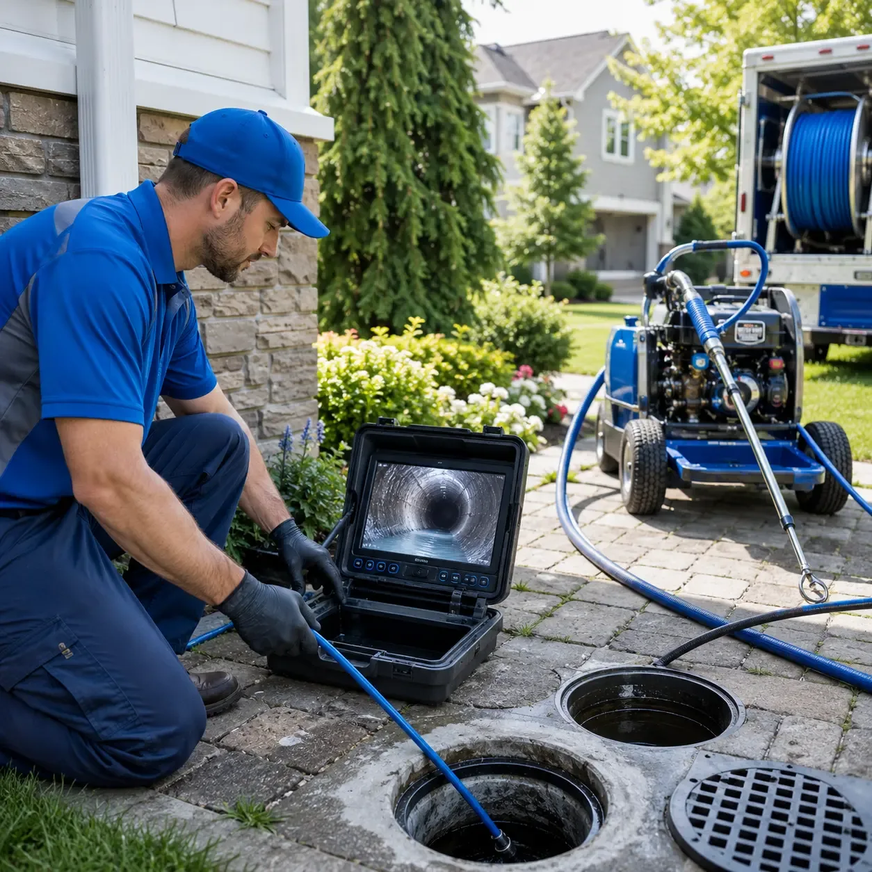 Outdoor drain cleaning professionals serving Shelby, MI
